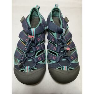 Keen Newport H2 Shoes Womens Size 6 Blue Teal Waterproof Hiking Sandals Outdoor